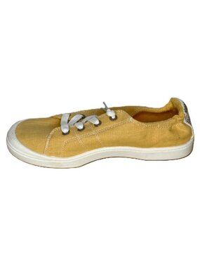 Roxy Bayshore Slip On Canvas Sneakers | Yellow | Size 9
